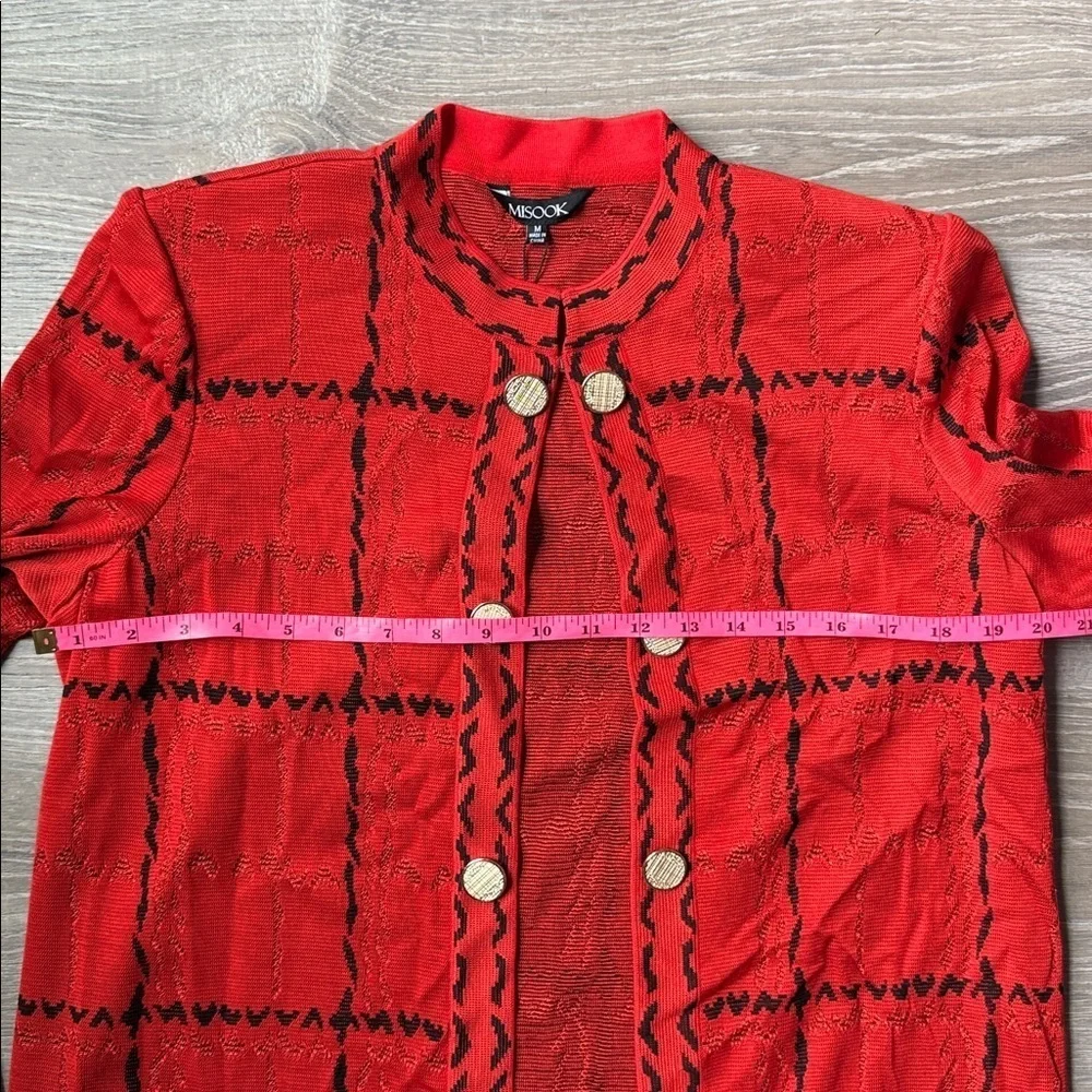 NEW Misook long sleeve open front Cardigan Medium